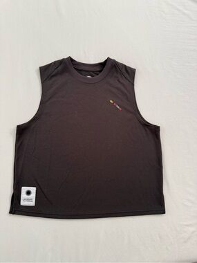 Saturdays NYC All Terrain Black Sleeveless Tank Top Medium